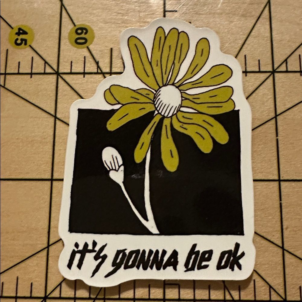 NEW Flower Daisy Aesthetic Waterproof Vinyl Sticker